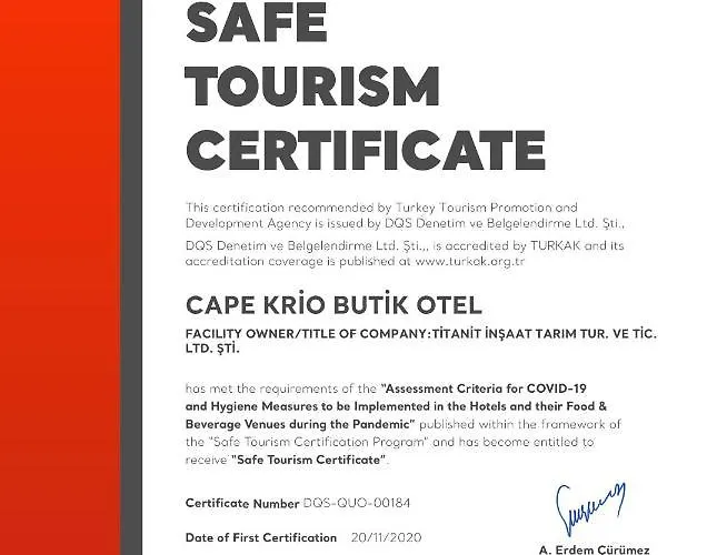 Hotel Cape Krio Boutique & - Over 12 Years Old Adult Only